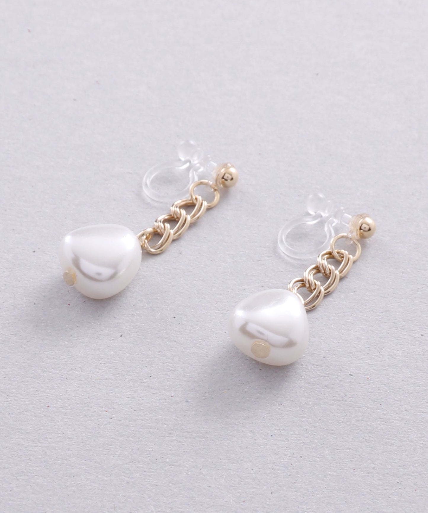 チェーンパールイヤリング