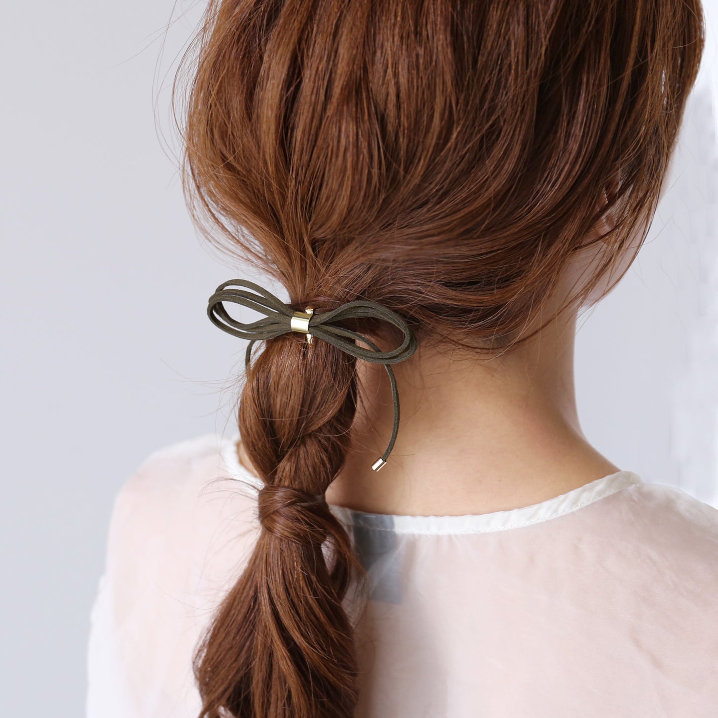 リボンヘアカフ